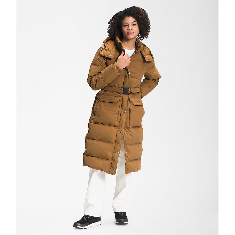 The North Face Parka Womens Australia - The North Face Sierra Long Brown (ZCK-625738)